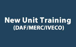 New Unit Training (DAF/MERC/IVECO)